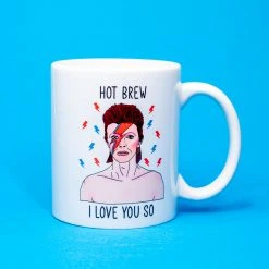 Bamamarama Mens Novelty Gifts Hot Brew I Love You So Mug