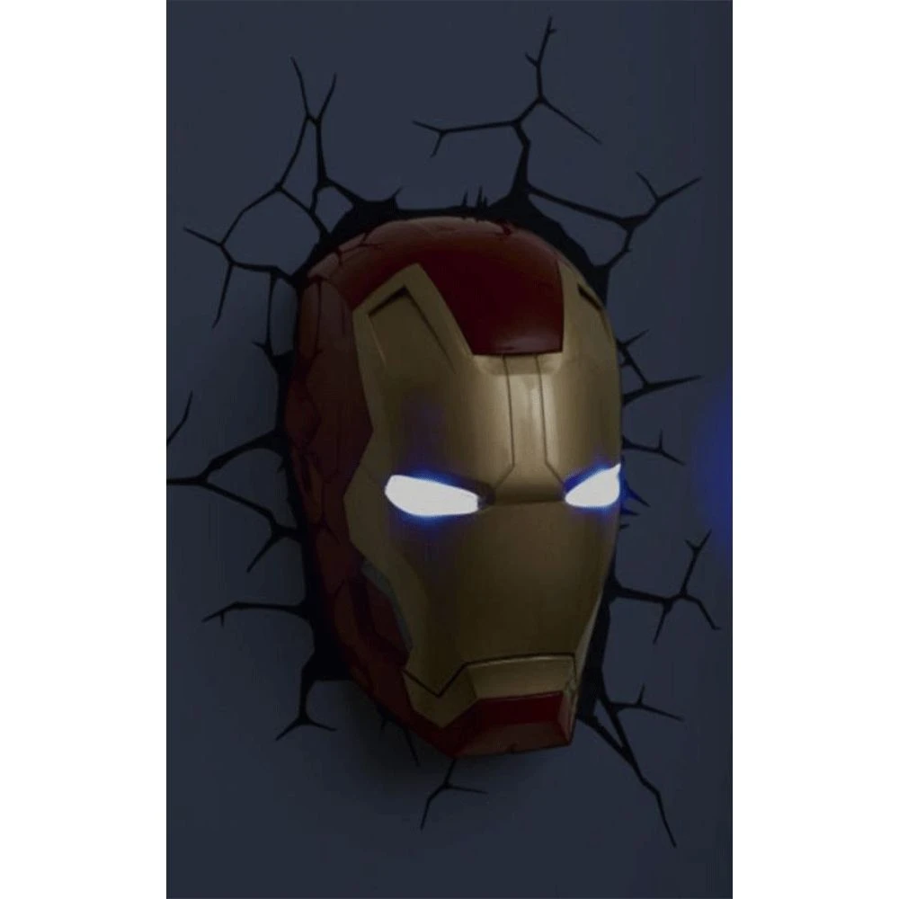 PMG Marvel Iron Man Mask 3D Deco Light Homewares 2 PMG Marvel Iron Man Mask 3D Deco Light Homewares