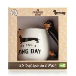 Mdi 3D Dachshund Handle Coffee Mug Mugs