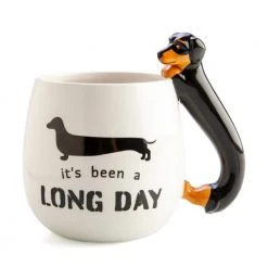 Mdi 3D Dachshund Handle Coffee Mug Mugs