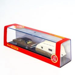 Cooee Classics Travel Gifts 1970 Valiant VG Regal With Caravan 1:87 Scale Die Cast Model