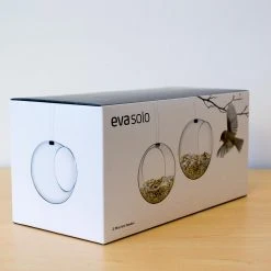 UNTIL Set Of 2 Eva Solo Glass Bird Feeders