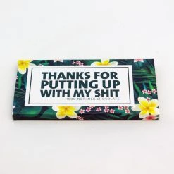 Bloomsberry Novelty Office Toys "Thanks For Putting Up With My Sh#t" Milk Chocolate 14 Bloomsberry Novelty Office Toys