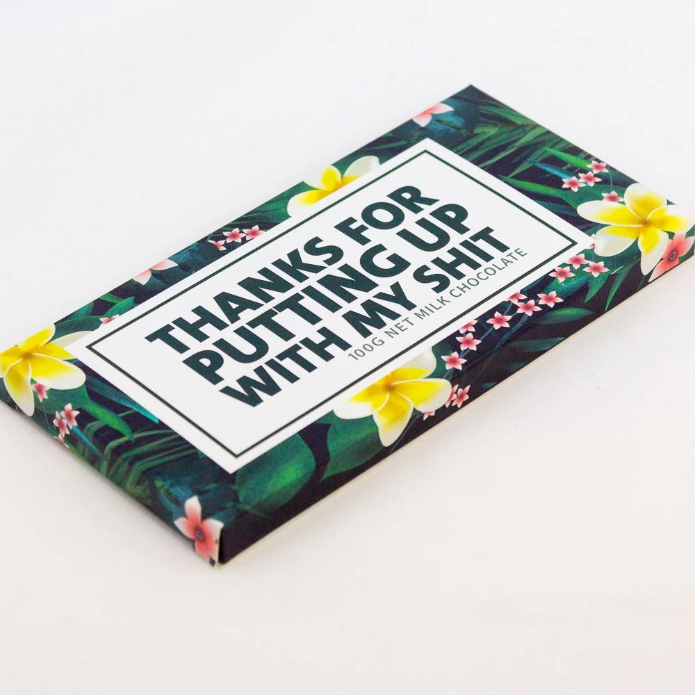 Bloomsberry Novelty Office Toys "Thanks For Putting Up With My Sh#t" Milk Chocolate 8 Bloomsberry Novelty Office Toys "Thanks For Putting Up With My Sh#t" Milk Chocolate