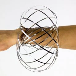 Heebiejeebies Kinetic Rings Spiralling Metal Coil Toy Gifts For Girls