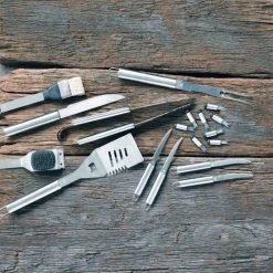 IsAlbi 18 Piece BBQ Tool Set With Aluminium Case BBQ Gifts