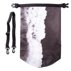 IsAlbi Travel Gifts Black & White Beach 10L Dry Bag