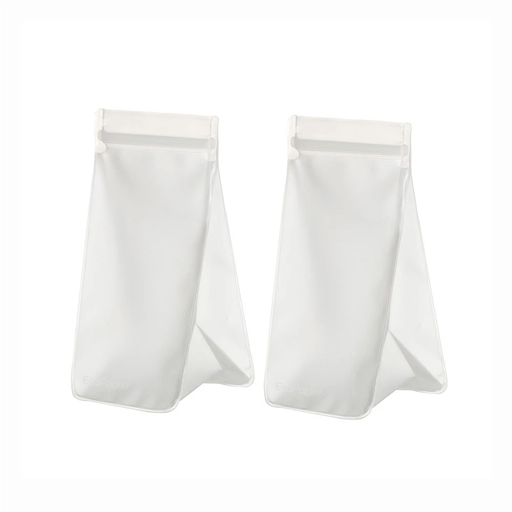 IsAlbi EcoPocket Tall Reusable 2 Pack Pouch | 1L Or 2L Travel Gifts 3 IsAlbi EcoPocket Tall Reusable 2 Pack Pouch | 1L Or 2L Travel Gifts