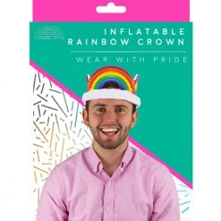 William Valentine Inflatable Rainbow Crown 5 William Valentine Inflatable Rainbow Crown