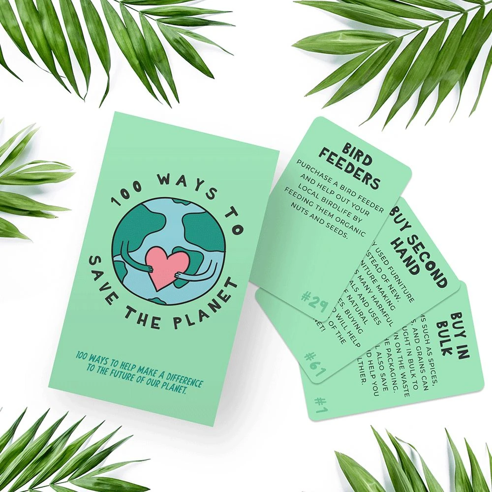 William Valentine Gifts For Sisters 100 Ways To Save The Planet Cards 1 William Valentine Gifts For Sisters 100 Ways To Save The Planet Cards