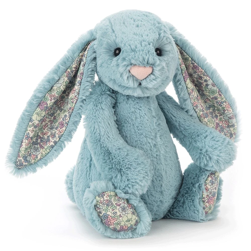 IsAlbi Baby Shower Gifts Jellycat Medium Blossom Aqua Bunny 1 IsAlbi Baby Shower Gifts Jellycat Medium Blossom Aqua Bunny