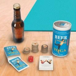 IsAlbi Kikkerland Beer Yoga Set Beer Gifts