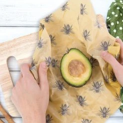 IsAlbi Reusable Beeswax Food Wraps - Set Of 3