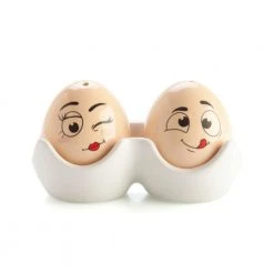 Mdi Egg Heads Salt & Pepper Shaker Set