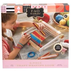 Outliving 8 Piece Kids Craft Weaving Loom