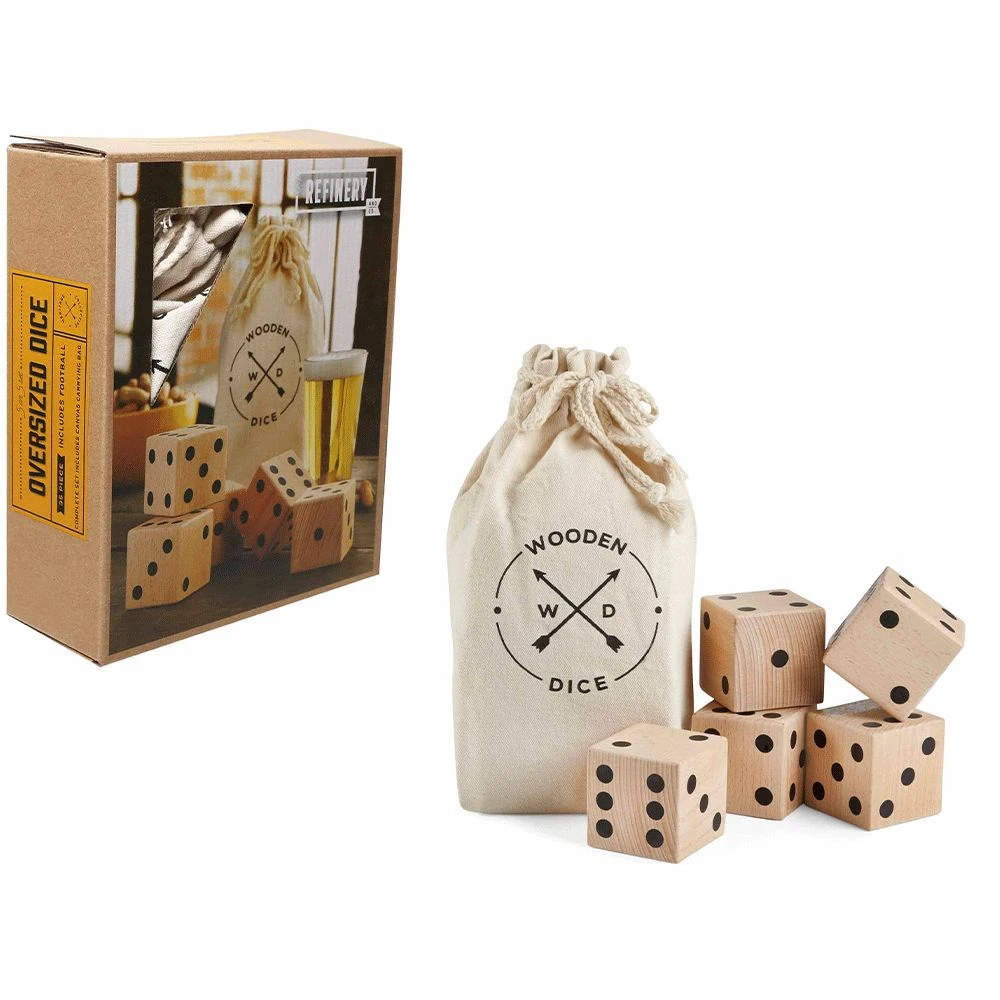 Outliving Giant Products Oversized Wooden Dice 1 Outliving Giant Products Oversized Wooden Dice