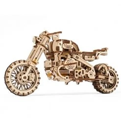 Ugears Mechanical Scrambler UGR-10 Motorbike & Sidecar Model Kit