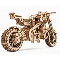Ugears Mechanical Scrambler UGR-10 Motorbike & Sidecar Model Kit