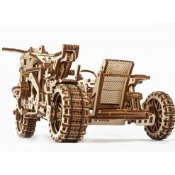 Ugears Mechanical Scrambler UGR-10 Motorbike & Sidecar Model Kit