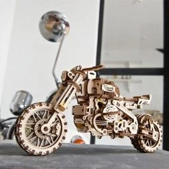 Ugears Mechanical Scrambler UGR-10 Motorbike & Sidecar Model Kit