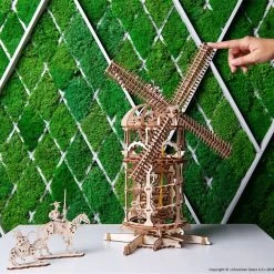 Man Cave Gifts Ugears Mechanical Tower Windmill Model Kit