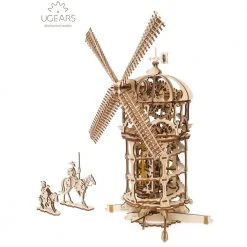 Man Cave Gifts Ugears Mechanical Tower Windmill Model Kit
