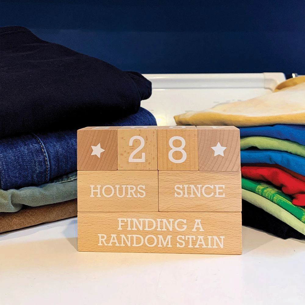 IsAlbi Baby Shower Gifts Wooden Countdown Blocks: Parenting Edition 1 IsAlbi Baby Shower Gifts Wooden Countdown Blocks: Parenting Edition