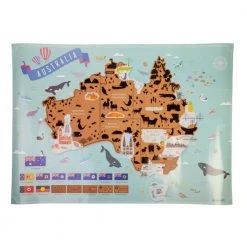 Mdi Australia Travel Scratch Map Poster