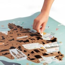 Mdi Australia Travel Scratch Map Poster