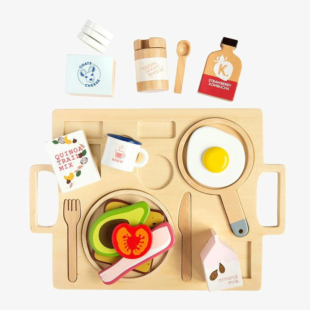 Make Me Iconic Healthy Tummy Brekkie Wooden Kids' Play Set Foodie 8 Make Me Iconic Healthy Tummy Brekkie Wooden Kids' Play Set Foodie