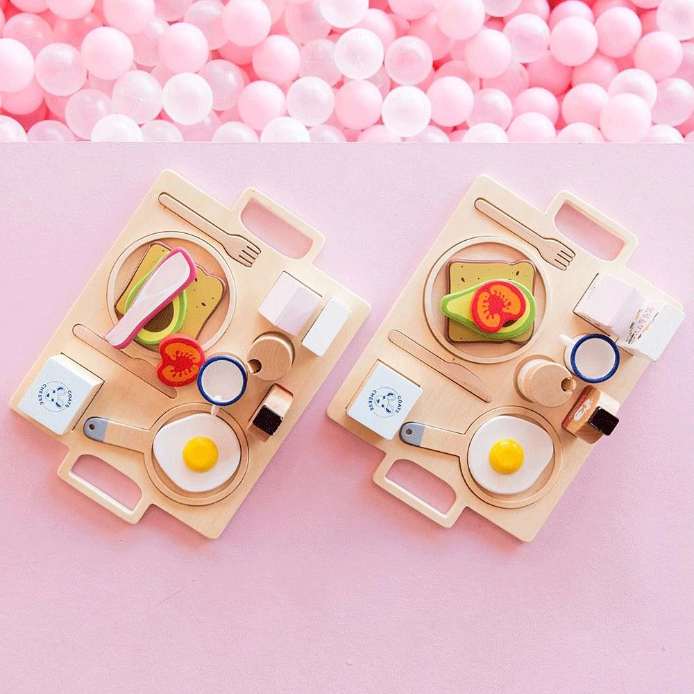 Make Me Iconic Healthy Tummy Brekkie Wooden Kids' Play Set Foodie 4 Make Me Iconic Healthy Tummy Brekkie Wooden Kids' Play Set Foodie
