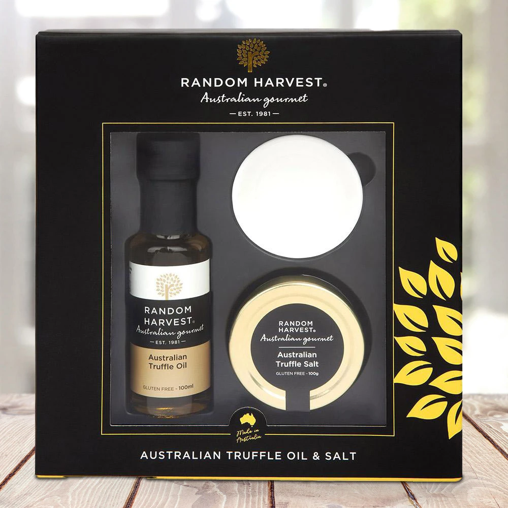 Random Harvest Australian Truffle Oil & Salt Gift Box Foodie 1 Random Harvest Australian Truffle Oil & Salt Gift Box Foodie