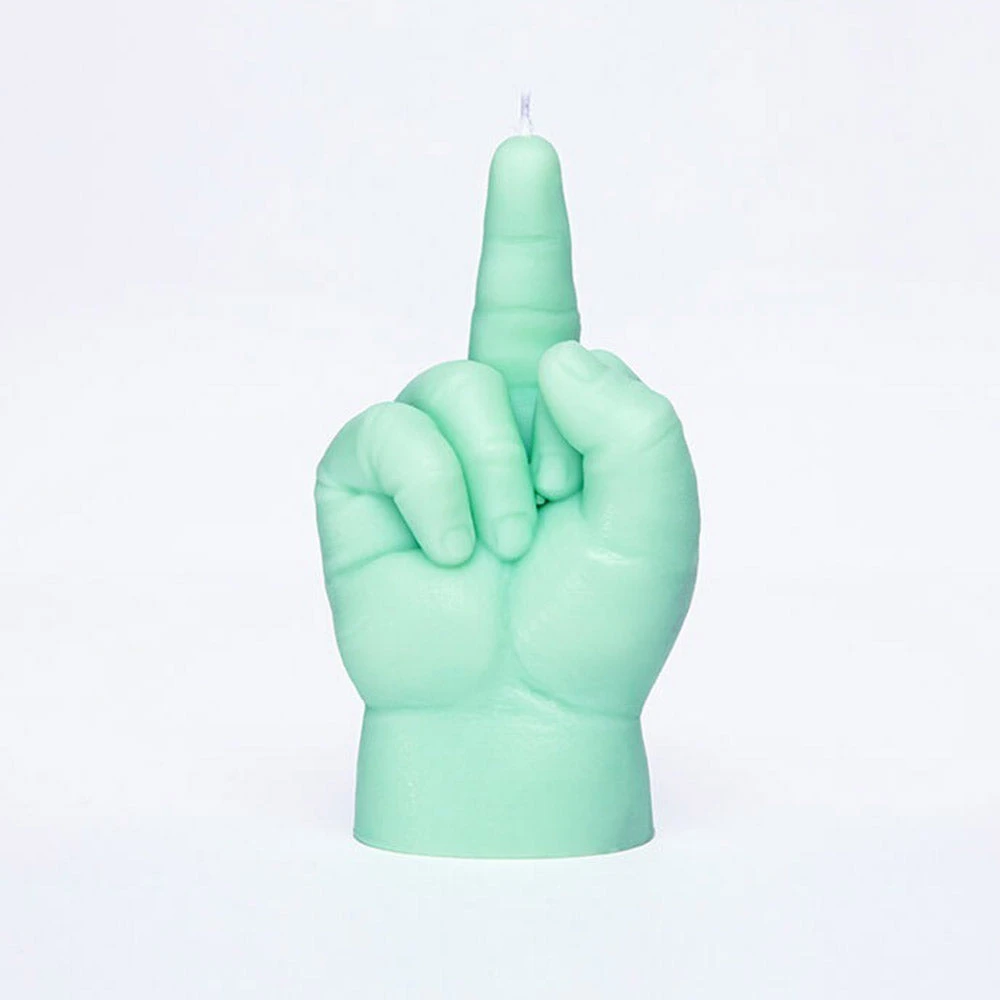 Little Global Naughty Gifts Handmade F*ck You Baby Hand Candle | Green 3 Little Global Naughty Gifts Handmade F*ck You Baby Hand Candle | Green