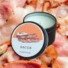 Cedargris Mens Novelty Gifts Bacon Scented Candle Tin