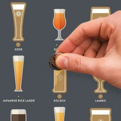 IsAlbi Beer Connoisseur Scratch Poster Beer Gifts