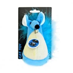 Prestige Pets Products Everything Fatty Mouse Blue Cat Toy