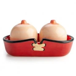 Mdi Man Cave Gifts Boobs Salt & Pepper Shaker Set