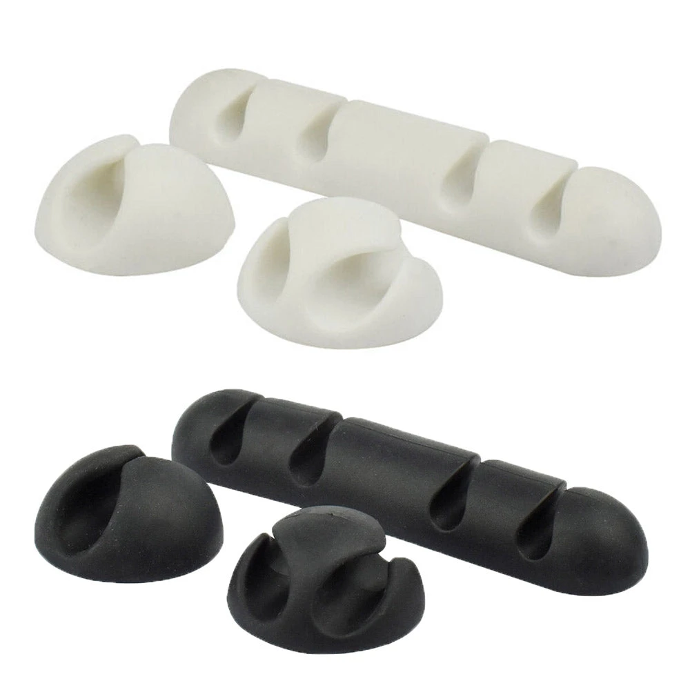 Paperie Gadgets For Him Cable Holders | Black Or White 1 Paperie Gadgets For Him Cable Holders | Black Or White