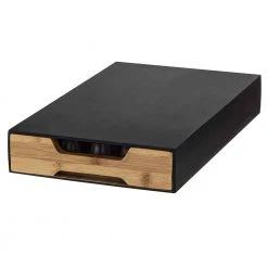 IsAlbi Bamboo Coffee Machine Board With Capsule Drawer 5 IsAlbi Bamboo Coffee Machine Board With Capsule Drawer