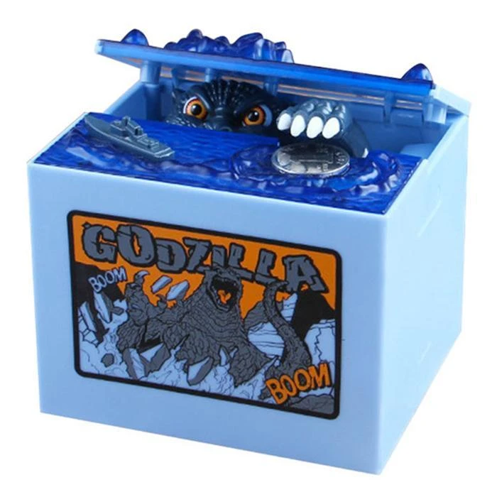 William Valentine Coin Stealing Godzilla Money Box Gifts For Kids 2 William Valentine Coin Stealing Godzilla Money Box Gifts For Kids