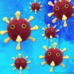 Heebiejeebies Coronavirus COVID-19 Giant Microbe Plush Toy Giant Products