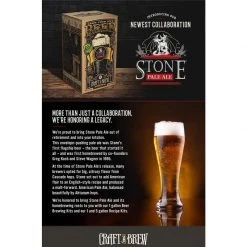 William Valentine Stone Pale Ale Premium Craft Beer Brewing Kit Beer Gifts