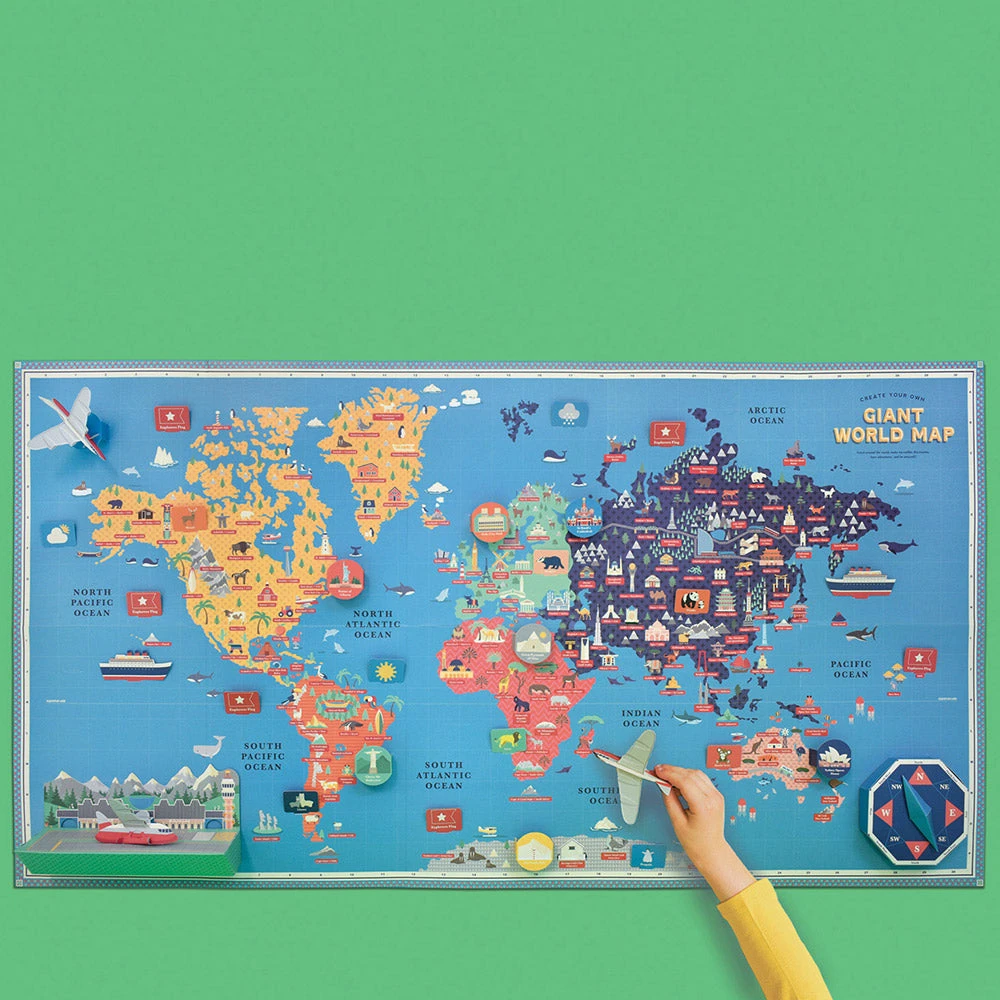 IsAlbi Giant Products Create Your Own Giant World Map 2 IsAlbi Giant Products Create Your Own Giant World Map