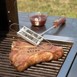 Mdi Custom BBQ Branding Iron - 52 Interchangeable Letters BBQ Gifts