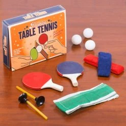 ThumbsUp! Desktop Table Tennis Ping Pong Set Sports And Outdoors