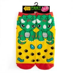 Mdi Dino Snores Triceratops Socks Gifts For Sisters