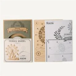 BubblesUp DIY Ferris Wheel Wooden Model Kit 7 BubblesUp DIY Ferris Wheel Wooden Model Kit