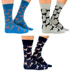 Outliving You're The Dog's Bollocks Socks Gift Set | 3 Pairs Mens Novelty Gifts