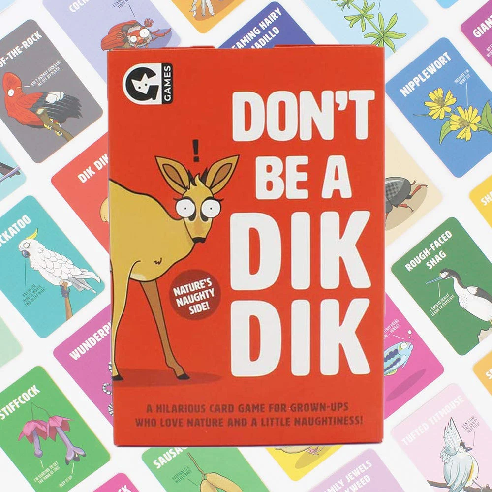 Curated Don't Be A Dik Dik Card Game Mens Novelty Gifts 1 Curated Don't Be A Dik Dik Card Game Mens Novelty Gifts