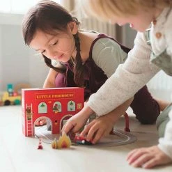 IsAlbi Firehouse Wind Up And Go Playset Gifts For Boys